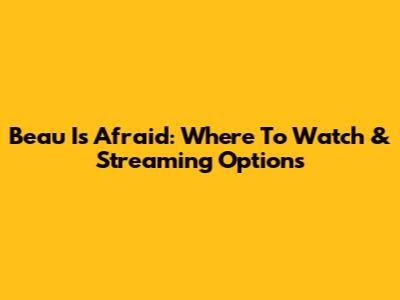 Beau Is Afraid: Where To Watch & Streaming Options