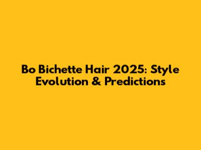 Bo Bichette Hair 2025: Style Evolution & Predictions