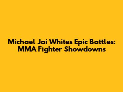 Michael Jai White's Epic Battles: MMA Fighter Showdowns