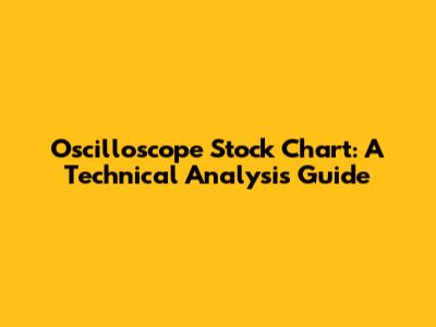 Oscilloscope Stock Chart: A Technical Analysis Guide