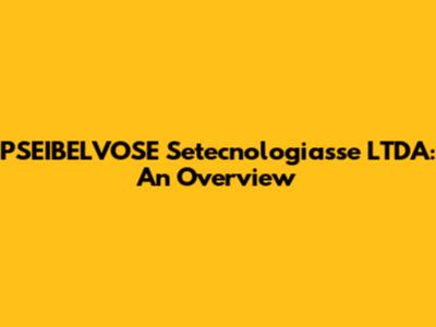PSEIBELVOSE Setecnologiasse LTDA: An Overview