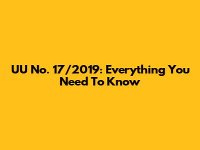 UU No. 17/2019: Everything You Need To Know