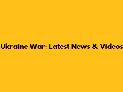 Ukraine War: Latest News & Videos